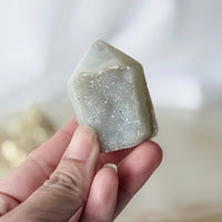 agate druzy point 25
