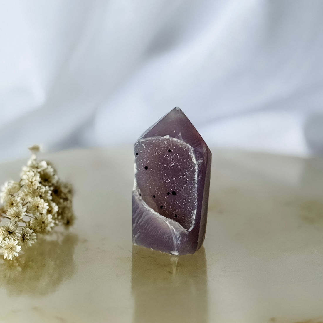agate druzy point 26