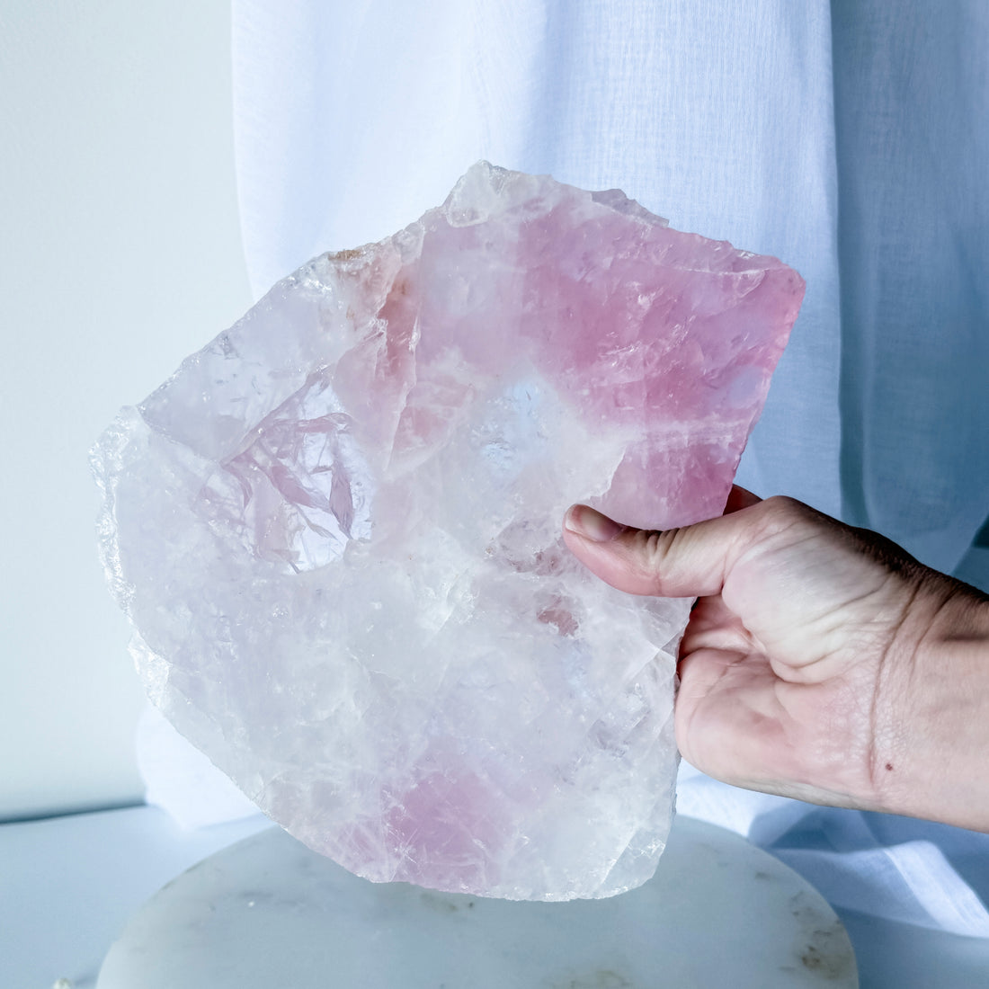 rose quartz slab 01