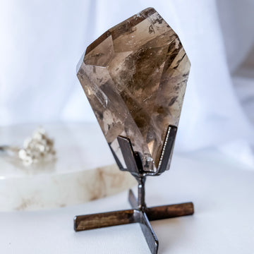 citrine on brass stand 01
