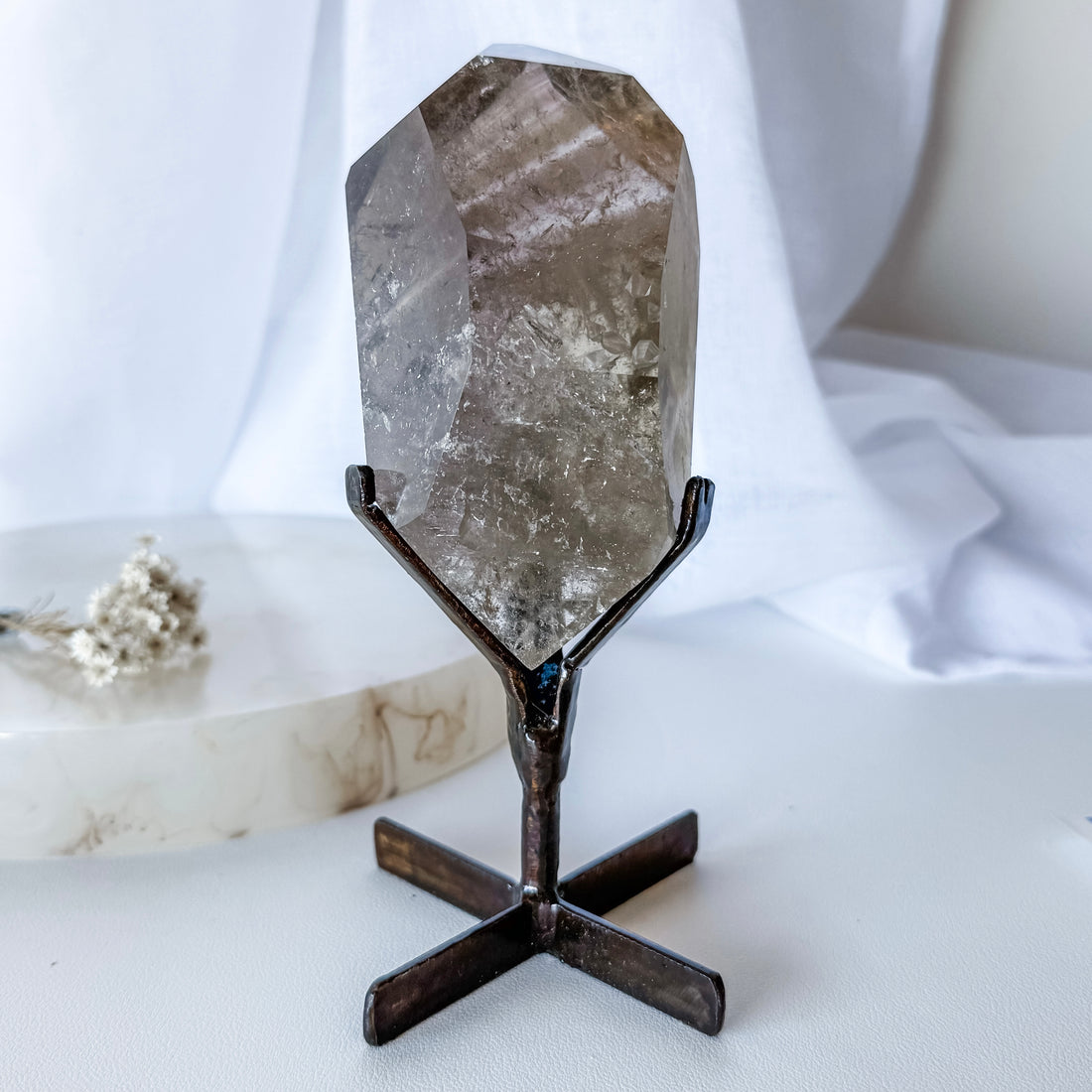 citrine on brass stand 03