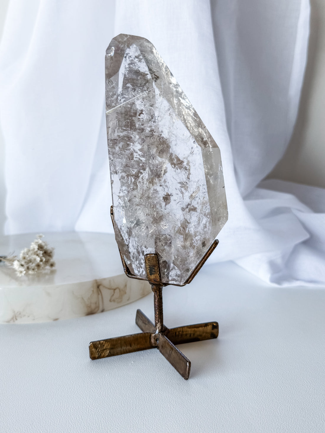 citrine on brass stand 05