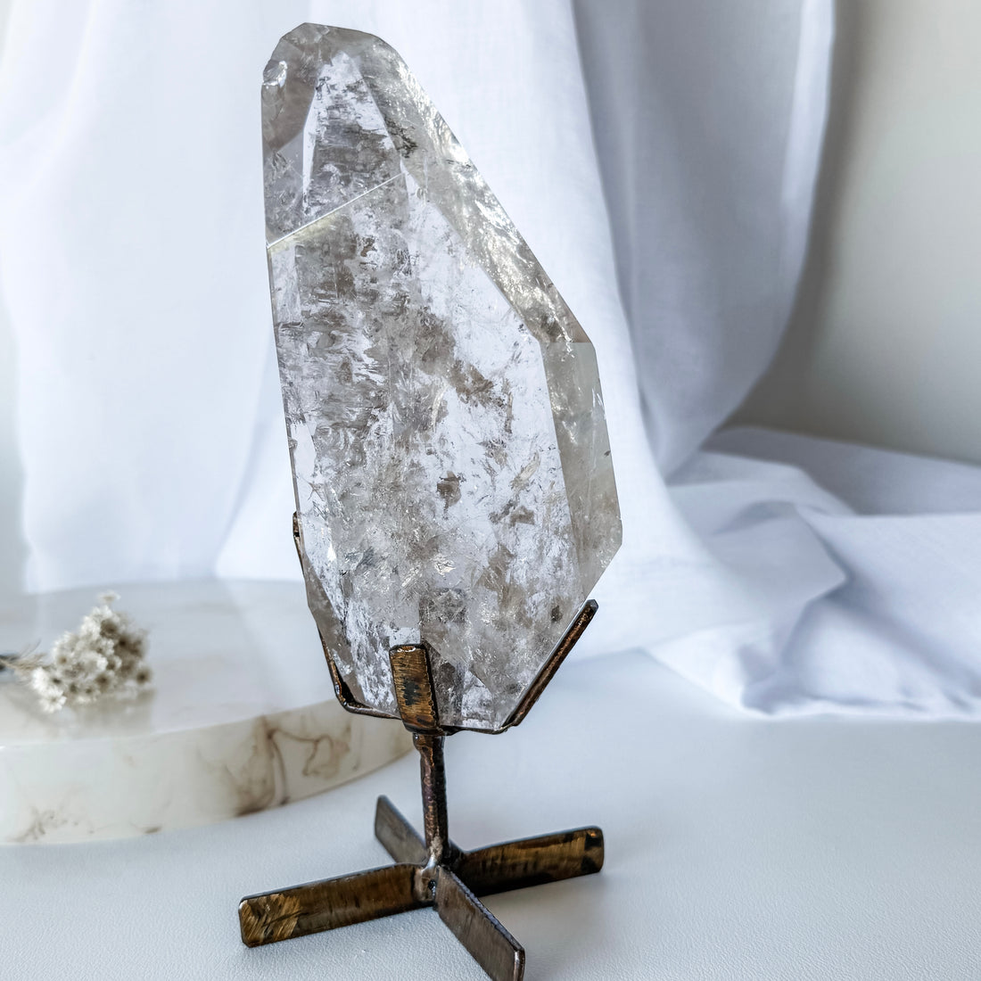 citrine on brass stand 05