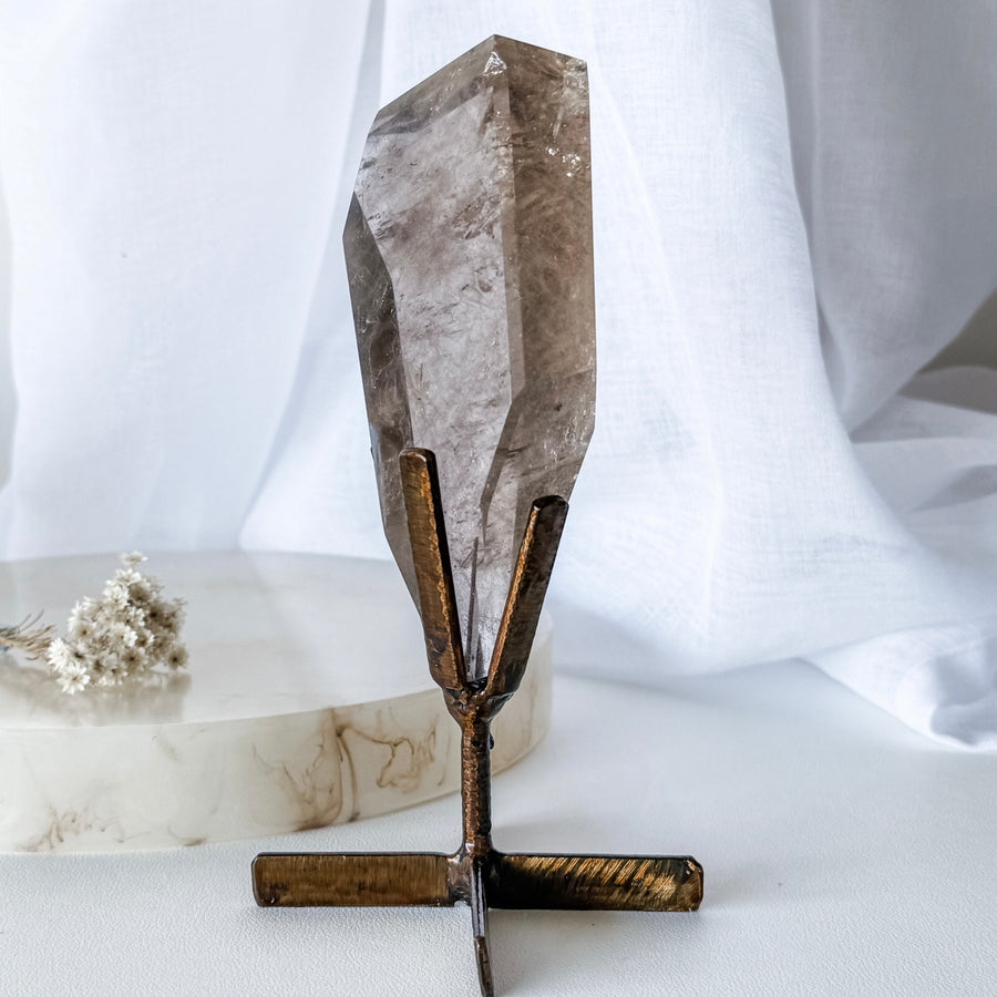 citrine on brass stand 06