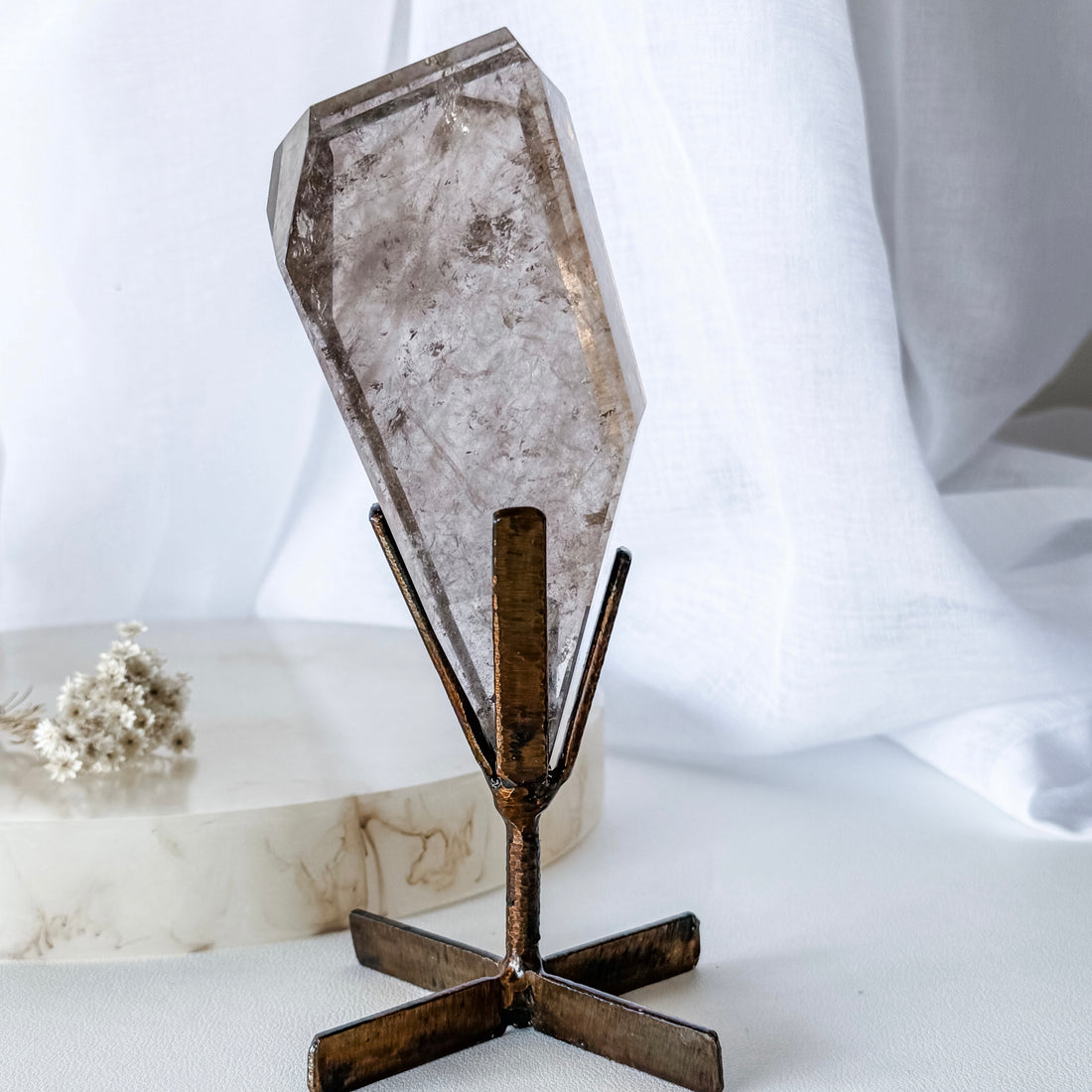 citrine on brass stand 06