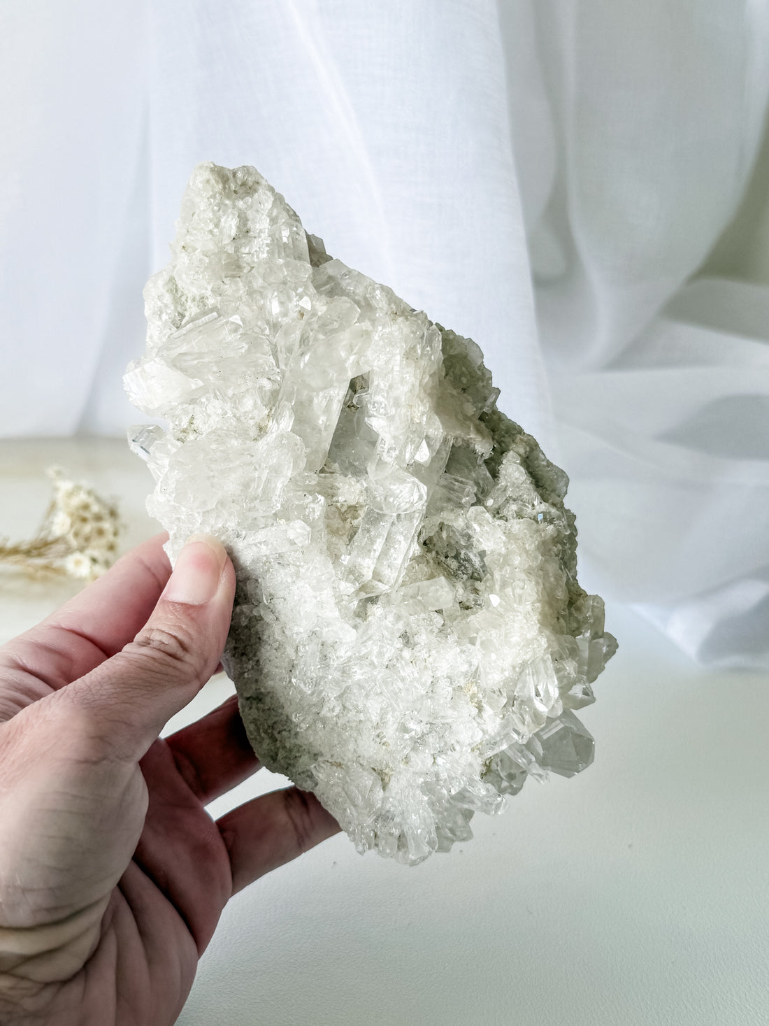 clear quartz cluster 01