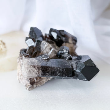 smoky quartz cluster 01