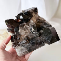 smoky quartz cluster 01