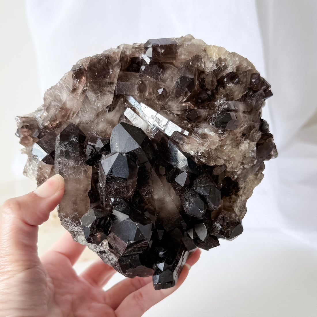 smoky quartz cluster 03