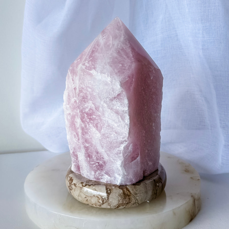 rose quartz lamp - large 01
