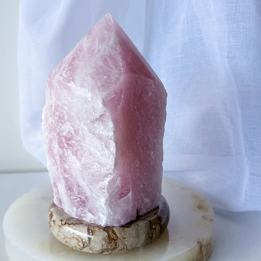 rose quartz lamp - large 01