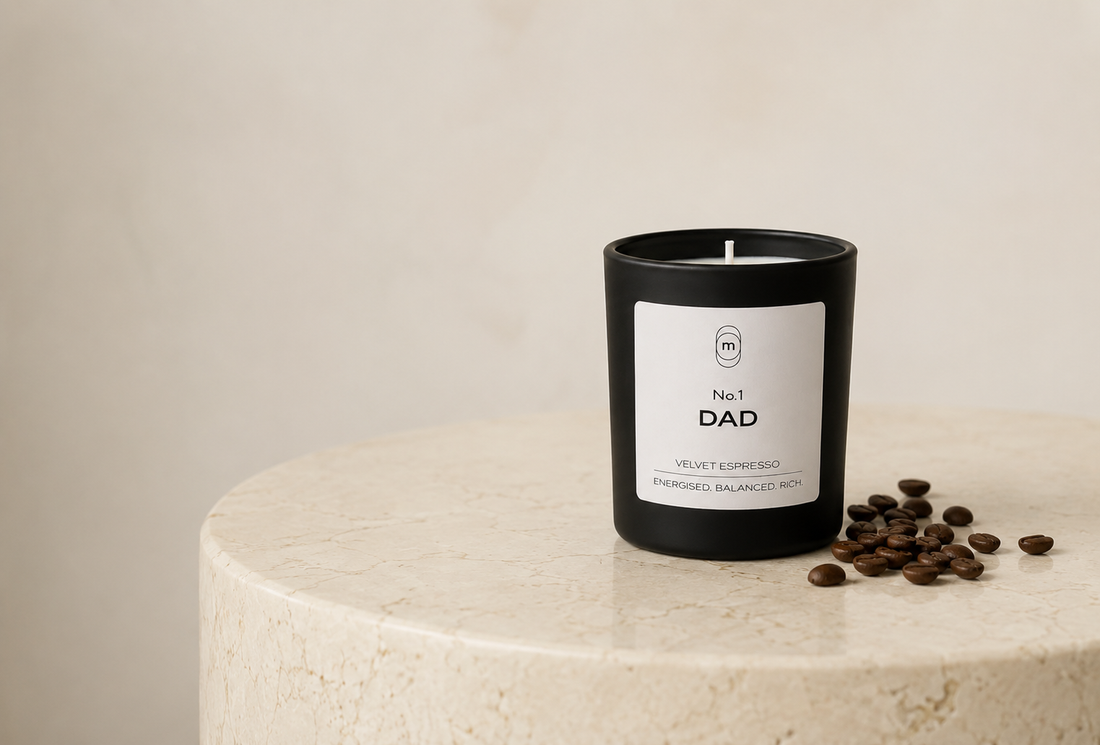Crystal infused No.1 Dad candle