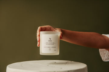 zodiac series - crystal infused candle - virgo