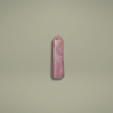rose quartz point