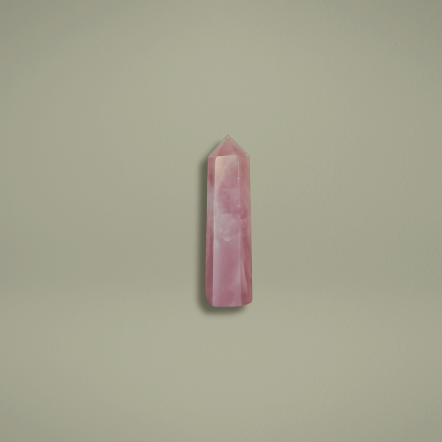 rose quartz point