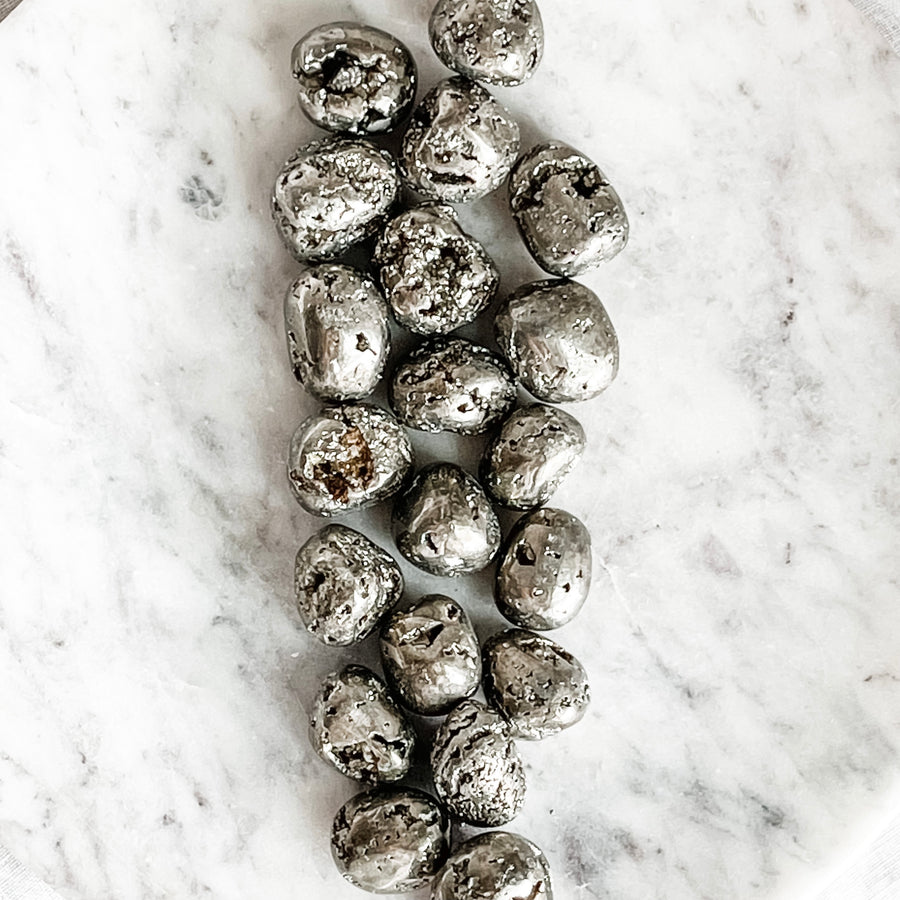 pyrite tumble