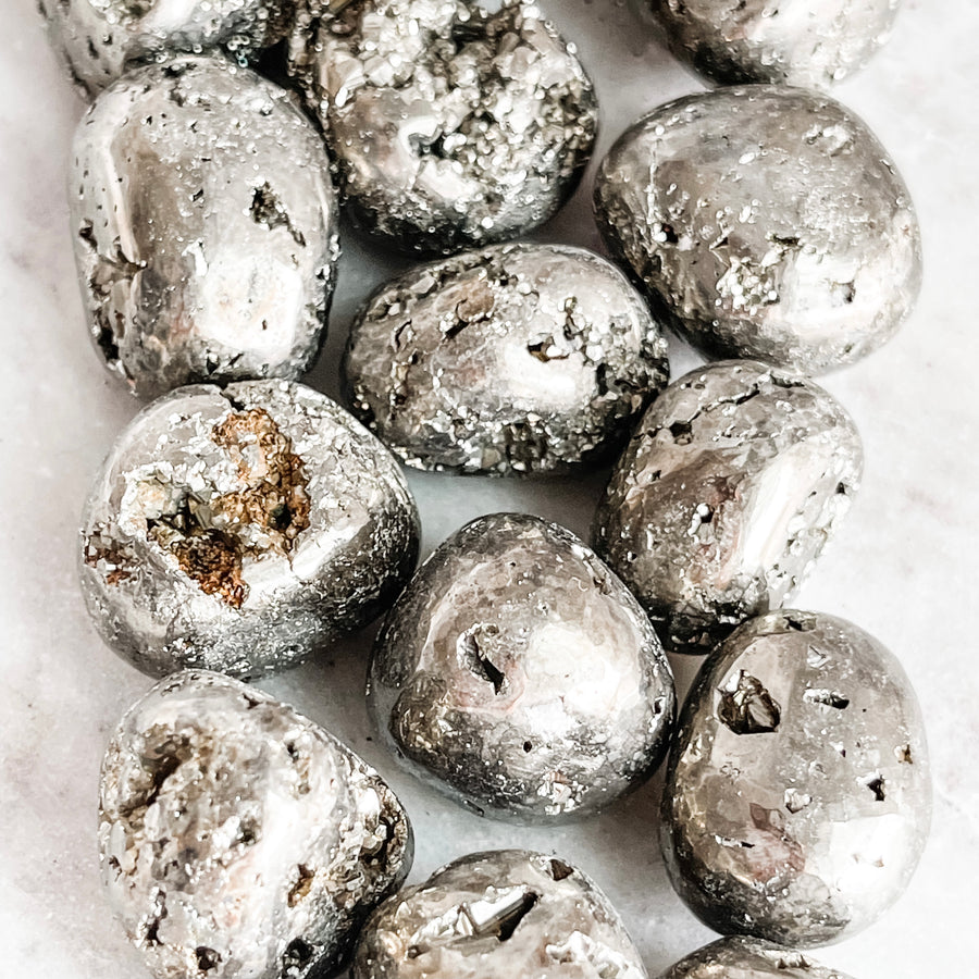 pyrite tumble