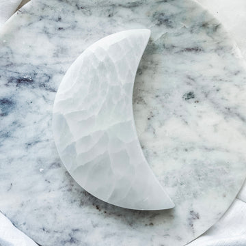 selenite moon