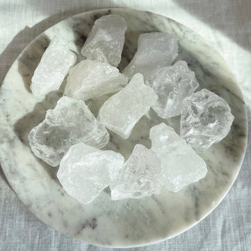 clear quartz rough